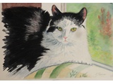 Item 105 Tessie, 12 by 16, watercolor, circa 1999