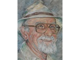 Item 38A Man with Hat and Glasses--- Detail