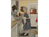 Item 62 Aunt Catherine, 12 by 16, Oil, 1982